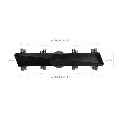 Crankbrothers Stamp 1 Gen 2 Pedals - Platform  Composite  9/16   Black  Large