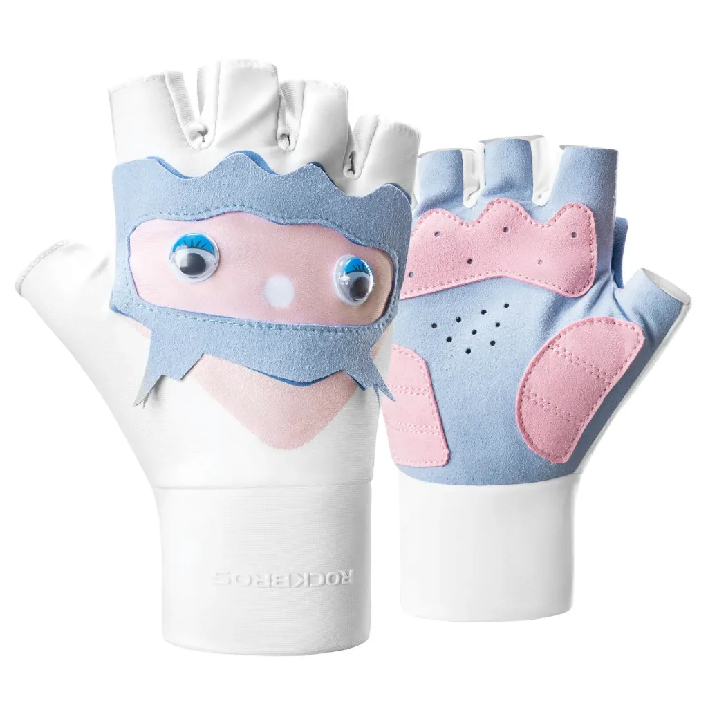 Guantes Infantiles medio dedo OJO