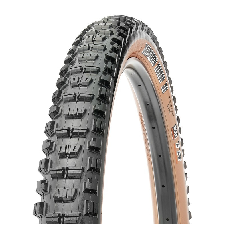 Llanta Maxxis Minion DHR II 29x2.4 cara cafe