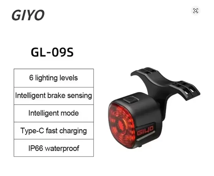 Lámpara Giyo Trasera SMART  400 MAH