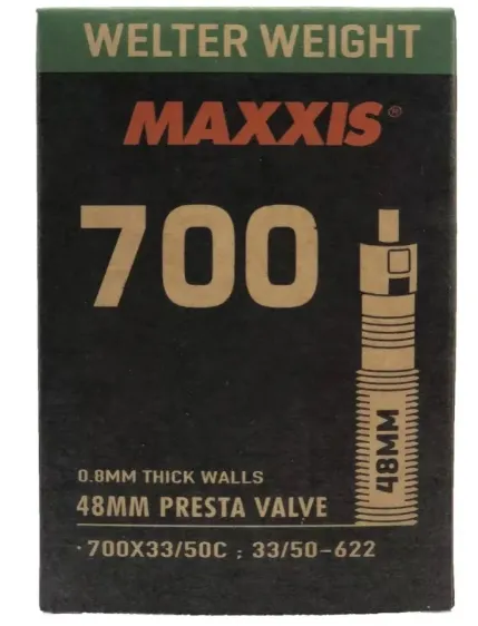 Cámara Maxxis Welterweight 700x33-50 48mm