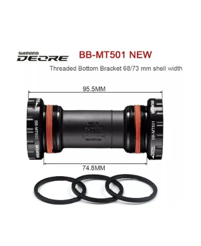 Eje de Centro Shimano BB-MT501 68 / 73 Mm