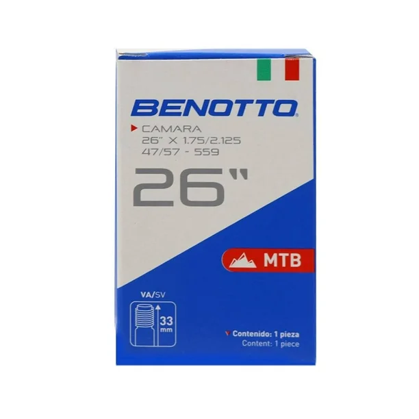 Cámara Benotto 26 x 1.75-2.25 V/A