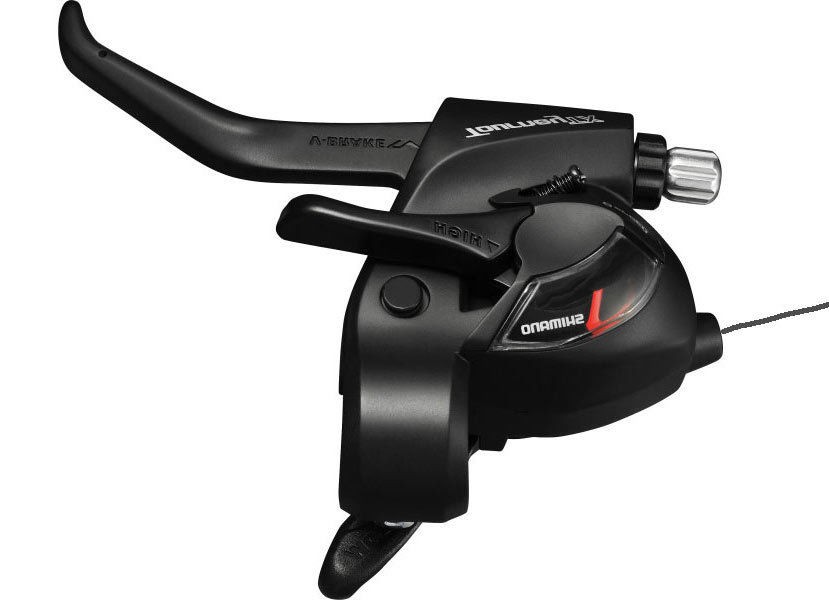 Palancas de Cambio Shimano TOURNEY TX ST-TX800 Shift/Brake Lever (left and Right Set) Black