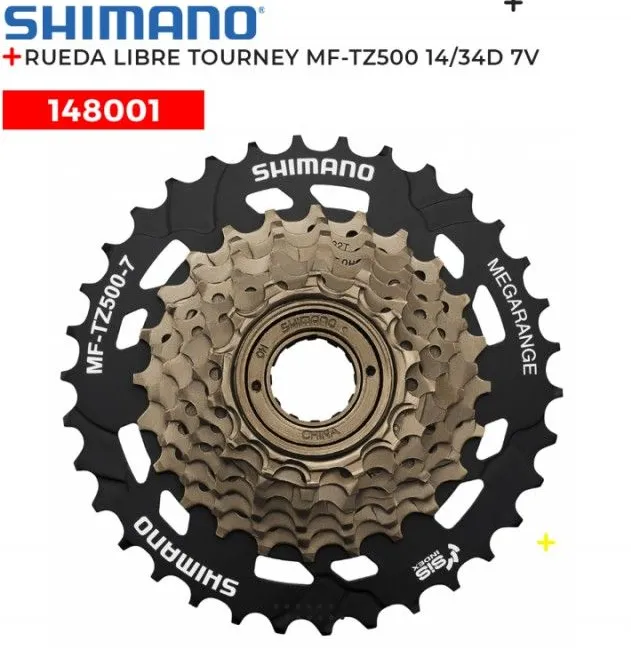 Rueda Libre SHIMANO TOURNEY MF-TZ510 7V